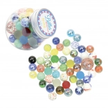 Billes en verre colorées Vilac 50 pcs