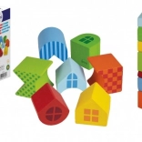 Tour empilable colorée DETOA en bois (7 pièces)