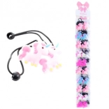Élastiques à cheveux motif licorne, 2 pcs (lot de 10 sachets)