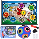Kit de jeu de football avec cible et ballon lumineux