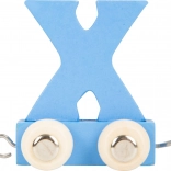 Petit train en bois – alphabet coloré, lettre X small foot