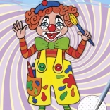 Peinture à l’eau A5 - Clowns