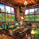 Puzzle Eurographics Chalet douillet 1000 pièces