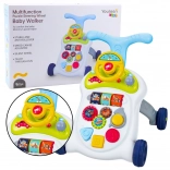 Trotteur interactif avec volant, lumières et sons