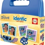 EDUCA Mémo Valisette Stitch 72 cartes