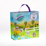 Flockies maison pour animaux avec figurine chat Caroline