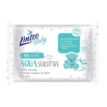 Lingettes humides pour enfants Linteo Baby Aqua Sensitive 10 pcs