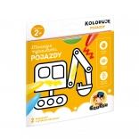 Longues pages à colorier Koloruję – véhicules pour enfants 2+