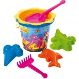Ensemble pour sable avec râteau 7 pcs mix