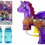 Pistolet à bulles licorne violet