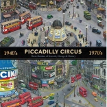 Puzzle Piccadilly Circus à travers les décennies 1000 pièces GIBSONS