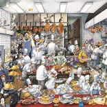 Puzzle HEYE Cartoon Classics : Cuisiniers créatifs 1000 pièces