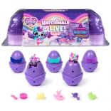 Hatchimals carton Arc-en-ciel néon – couveuse néon avec 5 œufs et figurines