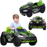 voiture électrique pour enfants EVO Venom cabriolet avec lumières et sons, noire