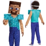 Déguisement enfant STEVE de Minecraft 109–126 cm (4–6 ans)