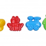 Ensemble de moules à sable 10 cm – 4 pièces