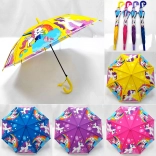 Parapluie à motif licorne