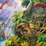 Puzzle 200 pièces Vallée des dinosaures