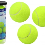 Balles de tennis jaunes lot de 3 pcs