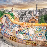 EUROGRAPHICS Puzzle Barcelone - Parc Güell 1000 pièces