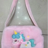 Sac à main en peluche 18 × 13 cm