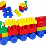 Train coloré K2 kit de construction 3 pièces