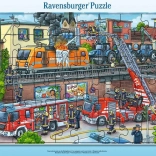 RAVENSBURGER Puzzle Pompiers en action 48 pièces