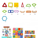 Jeu de construction magnétique pour le développement de l'imagination et de la motricité