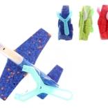 Avion lanceur à propulser avec lumière LED sur piles