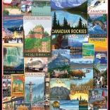 EUROGRAPHICS Puzzle Affiches de voyage au Canada 1000 pièces