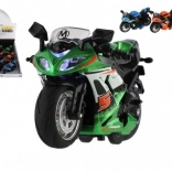 Moto de course à rétrofriction avec lumière et son