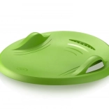 Assiette à neige Supernova 60 cm – luge en plastique verte