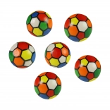 Balle en mousse colorée 6 cm