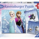 Puzzle Ravensburger Frozen : aventure hivernale 3×49 pièces