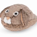 Pantoufle chauffante en peluche lapin