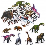 Lot d’autocollants dinosaures pour enfants 4–7 cm, 50 pcs