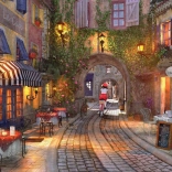 Puzzle Rue française 1000 pièces