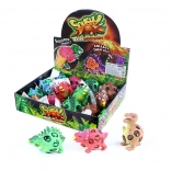 Balle anti-stress de dinosaure avec trous