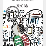 Porte-clés en caoutchouc Amis