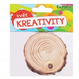 Rondelle en bois 6–7 × 0,5 cm, lot de 2 pièces