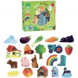 Vilac aimants en bois Campagne