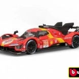 Modèle en métal Bburago Ferrari 499P 1:43 – vainqueur des 24 Heures du Mans 2023