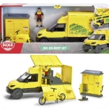 Set urbain DHL avec camion 25 cm de Dickie Toys