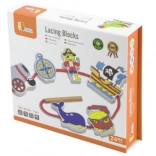 perles à enfiler en bois pirates