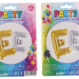 Ballon gonflable en forme de lettre E