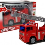 Camion de pompiers avec échelle télescopique et jet d’eau 1:20