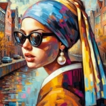 Cherry Pazzi Puzzle La Jeune Fille à la perle 1000 pièces