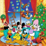Puzzle Disney Mickey Mouse et ses amis Noël 600 pièces