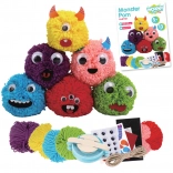 Coffret créatif pour fabriquer des pompons monstres - Woopie Art&Fun
