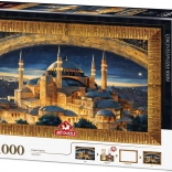 Puzzle avec cadre et colle 3 en 1 Hagia Sophia 1000 pièces